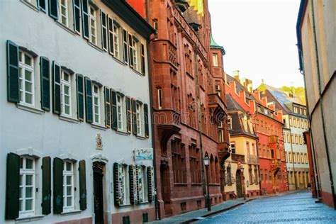 Freiburg old town stock image. Image of architecture - 110997509