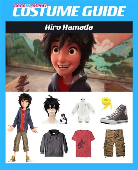 Hiro Hamada Costume Guide - GO GO COSPLAY | Disney cosplay, Disney ...