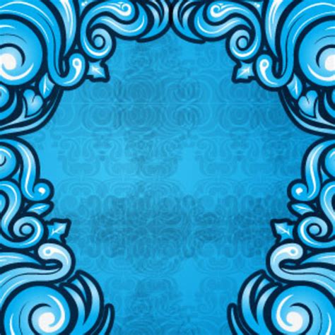 Blue Swirl Background | FreeVectors