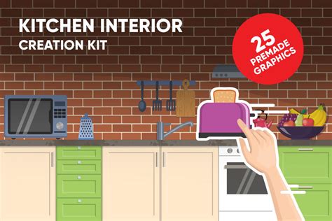 Kitchen Vector Graphic Maker | GraphicMama