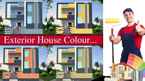 Exterior House Colour Ideas ! House Front Elevation Color combination ...