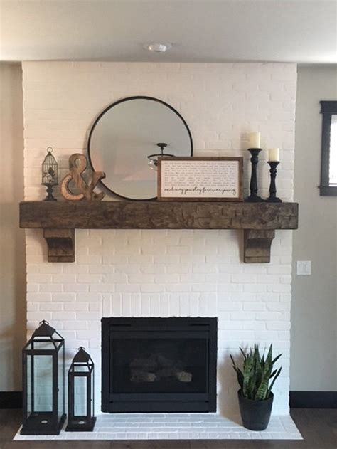 New Fireplace Mantel 8 by 8 and 62 Long Solid Wood Pine Hand Hewn ...