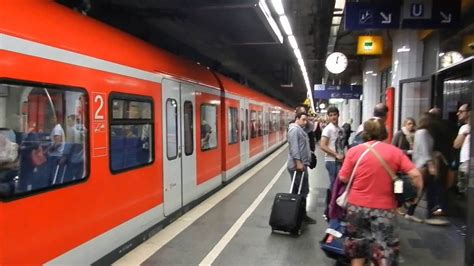 Munich - S-bahn (S8) at Marienplatz 2014 08 21 - YouTube