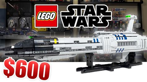 $600 LEGO Star Wars UCS INVISIBLE HAND Custom Set Review! (Republic ...