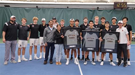 The Brown University men's team was defeated by Penn for 7-0