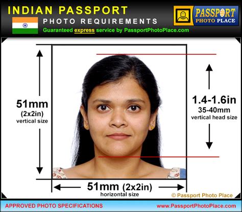 Indian Passport Size Photo Dimensions - IMAGESEE