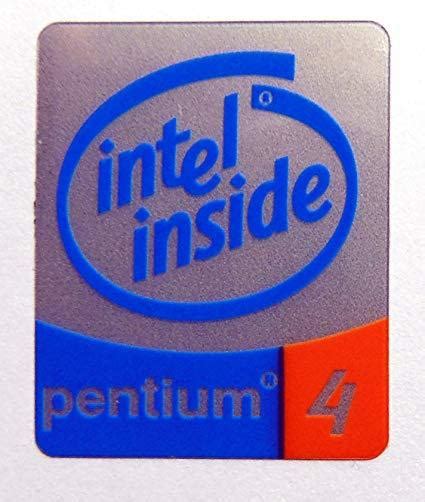 Intel Inside Pentium 4 Logo - LogoDix