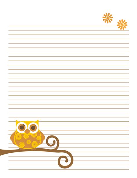 Printable Notebook Papers | Activity Shelter | Notebook paper printable ...