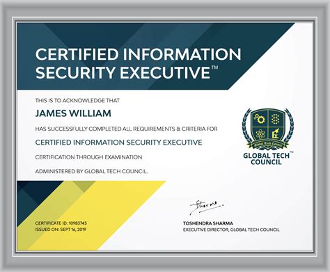 Top Information Security Certification & Training Online - Global Tech ...