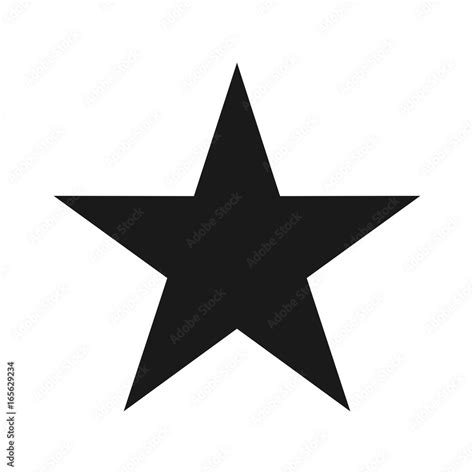 star vector logo. alone star. Stock Vector | Adobe Stock