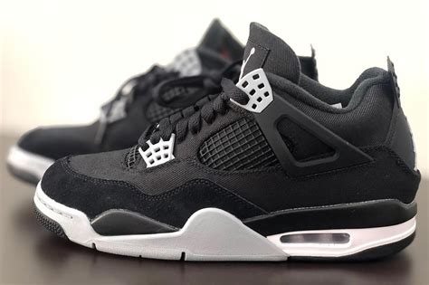 Air Jordan 4 Black Canvas Release Info | Hypebeast