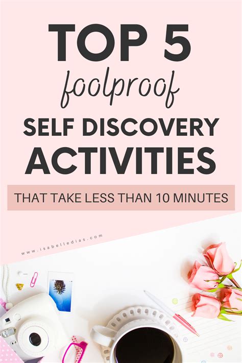 Self discovery activities that go way beyond simple journal prompts ...