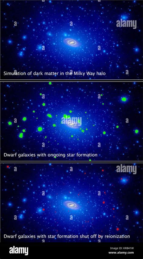 Dark matter simulation Stock Photo - Alamy