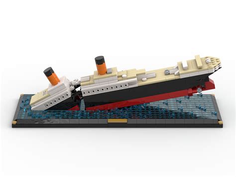 LEGO MOC Titanic Sinking Scene by YCBricks | Rebrickable - Build with LEGO