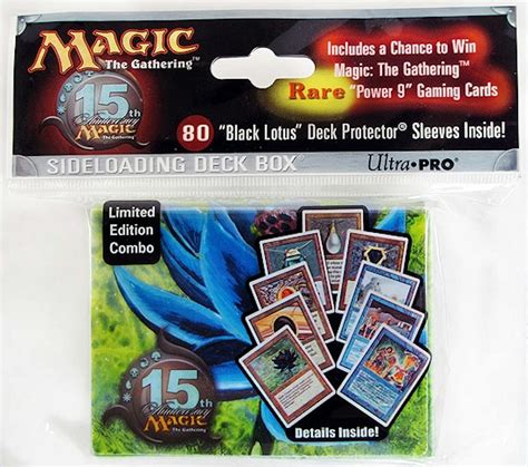 Ultra Pro Magic the Gathering 15th Anniversary "Black Lotus" Deck Box ...