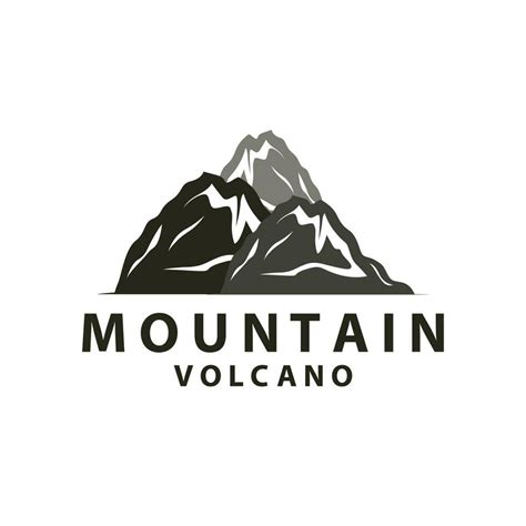 Volcano logo design inspiration natural scenery volcano eruption ...