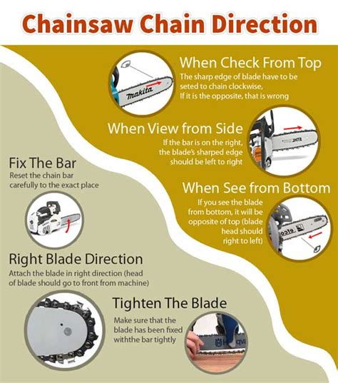 Chainsaw Blade Direction: How to Put Chain on a Chainsaw