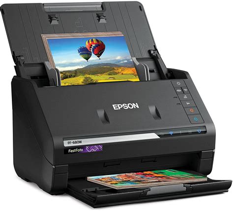 Epson FastFoto FF-680W Wireless High-Speed Photo and Document Scanner ...