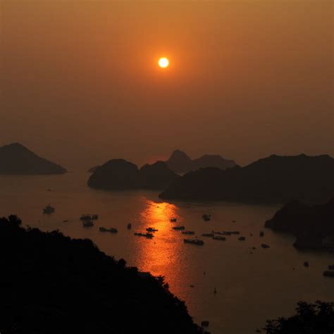 Travel Photo: Sunset over Halong Bay - Be On The Road | Live your ...