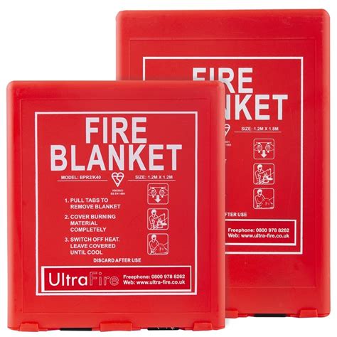 Fire Blanket Use / Simply pull down the tabs, remove the blanket from ...