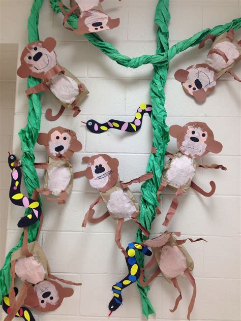 Pin by Ana Castaneda on Classroom Ideas.... | Monkey crafts, Rainforest ...