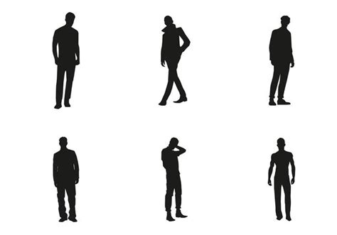 Vector Men Silhouettes 84124 Vector Art at Vecteezy