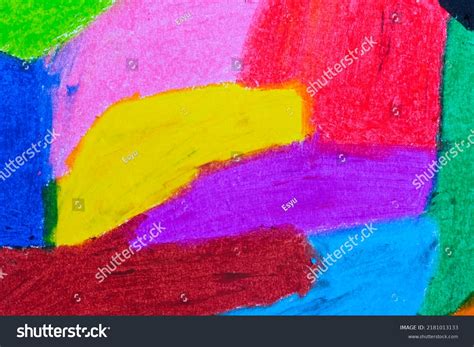 Crayon Background Colorful Background Colorful Wallpaper Stock ...