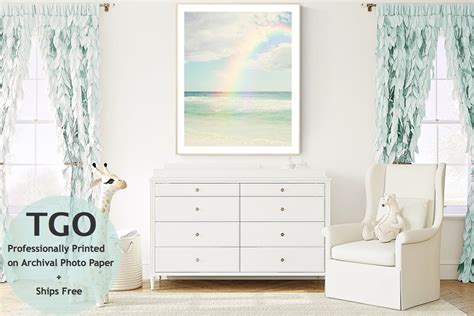 Coastal Wall Art Whimsical Beach Art Pastel Beach Large Wall - Etsy