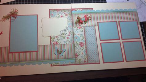 2-Page scrapbook Layout (With images) | Scrapbook layout sketches ...