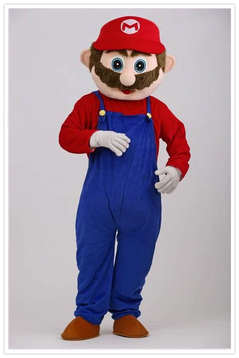 MARIO MASCOT MASCOTTE COSTUME - JS PARTY