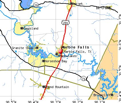 Marble Falls Texas Map | Business Ideas 2013