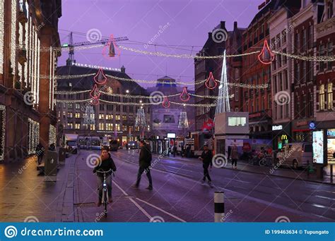 Amsterdam Christmas Decorations Editorial Stock Image - Image of ...