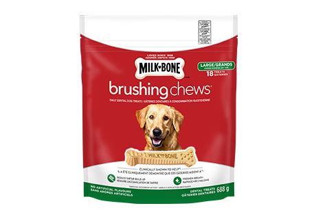 Milk-Bone® | Milk-Bone® Brushing Chews® Large Dog Dental Treats