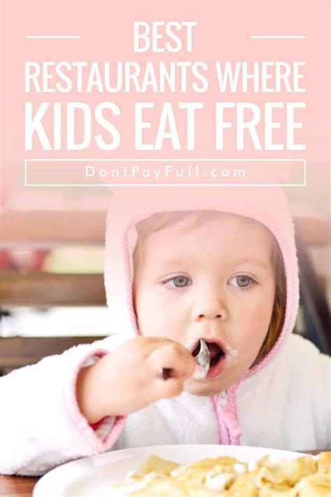 Best Restaurants Where Kids Eat Free