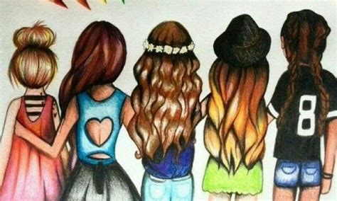 I and my bff | Best friend drawings, Bff drawings, Drawings of friends