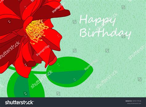 Greeting Card Happy Birthday Floral Banner Stock Vector (Royalty Free ...