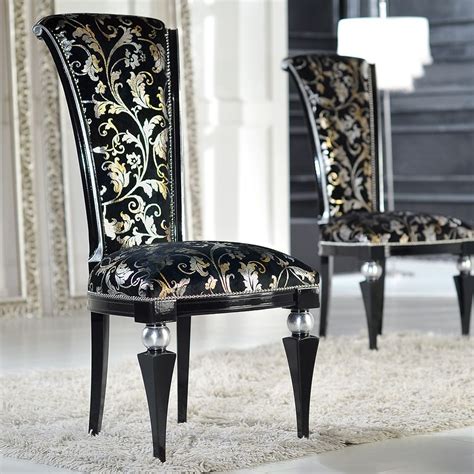 High Back Dining Chairs Black