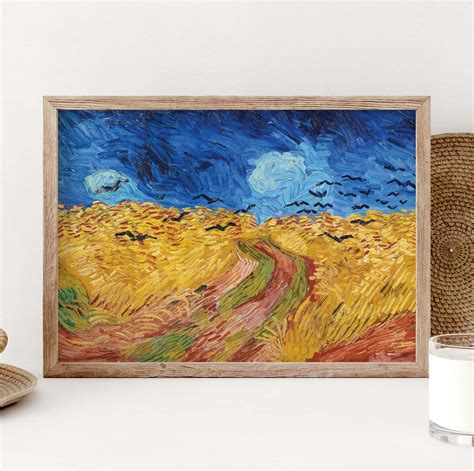 Vincent Van Gogh Wheatfield with Crows Poster, Van Gogh Land - Inspire ...