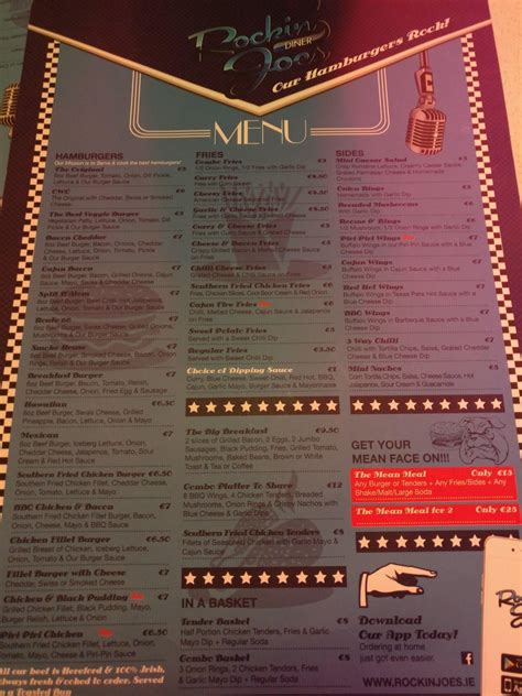 Menu at Shake Dog Galway restaurant, Galway, Wellpark Retail Centre