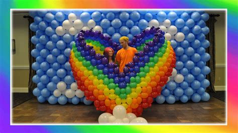 Rainbow Heart Balloon Art! - YouTube