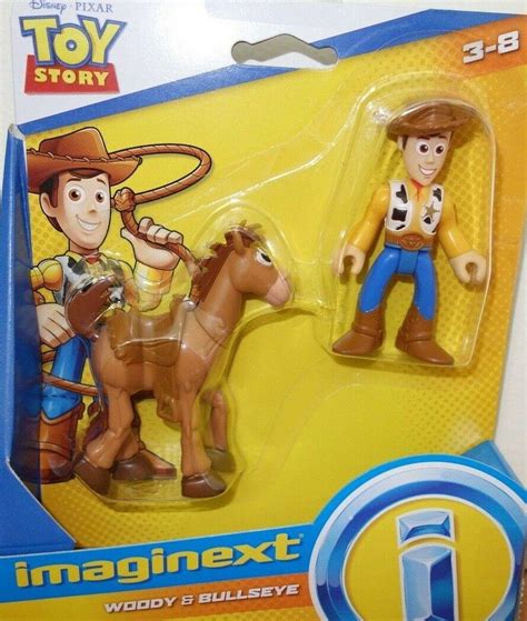 Imaginext TOY STORY 4 Woody Bullseye Figure Disney Pixar Fisher Price ...