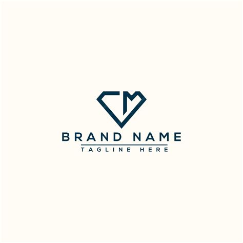 Premium Vector | Cm logo design template vector graphic branding element