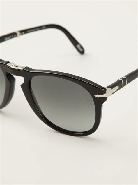 Persol Foldable 'steve Mcqueen' Sunglasses in Black for Men | Lyst