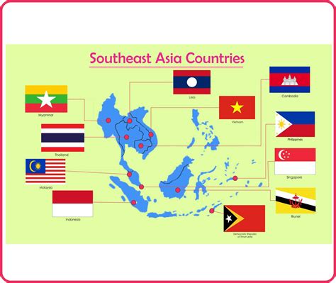 Flags of Southeast Asia-Asian Flags PDF | Montessoriseries