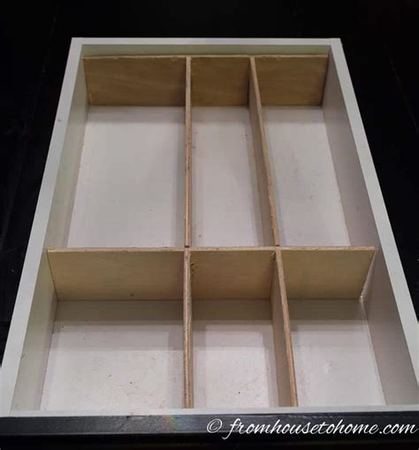 Super Easy Custom Wood DIY Drawer Dividers