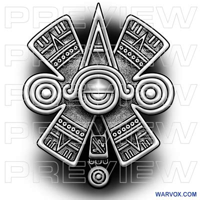 Ollin Eye Aztec Tattoo Design - ₪ AZTEC TATTOOS ₪ Warvox Aztec Mayan ...