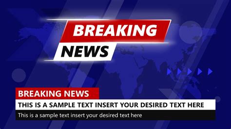 Free Breaking News Intro Template - SlideModel