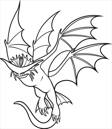 How to Train Your Dragon Stormfly Coloring Page - ColoringBay