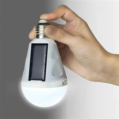 AKDSteel Rechargeable 16 LED Solar Light Bulb Hook Lamp Outdoor Solar ...