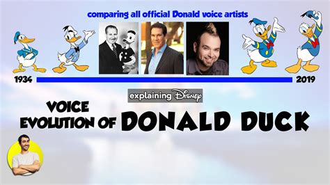 Voice Evolution of DONALD DUCK - 85 Years Compared & Explained ...